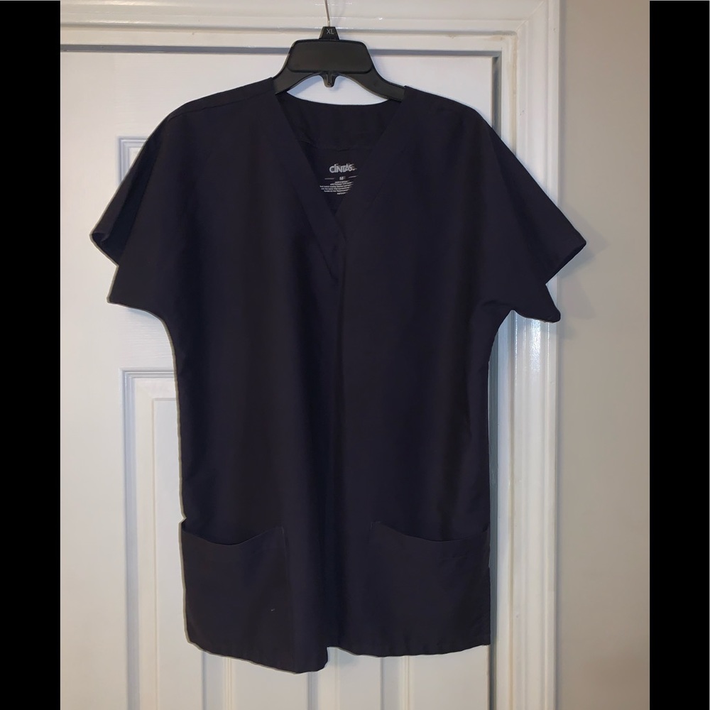 Cintas Nursing Scrub Top, Size Medium